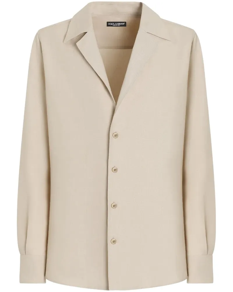 Dolce & Gabbana Hemd mit Spitzenverwandten M0722