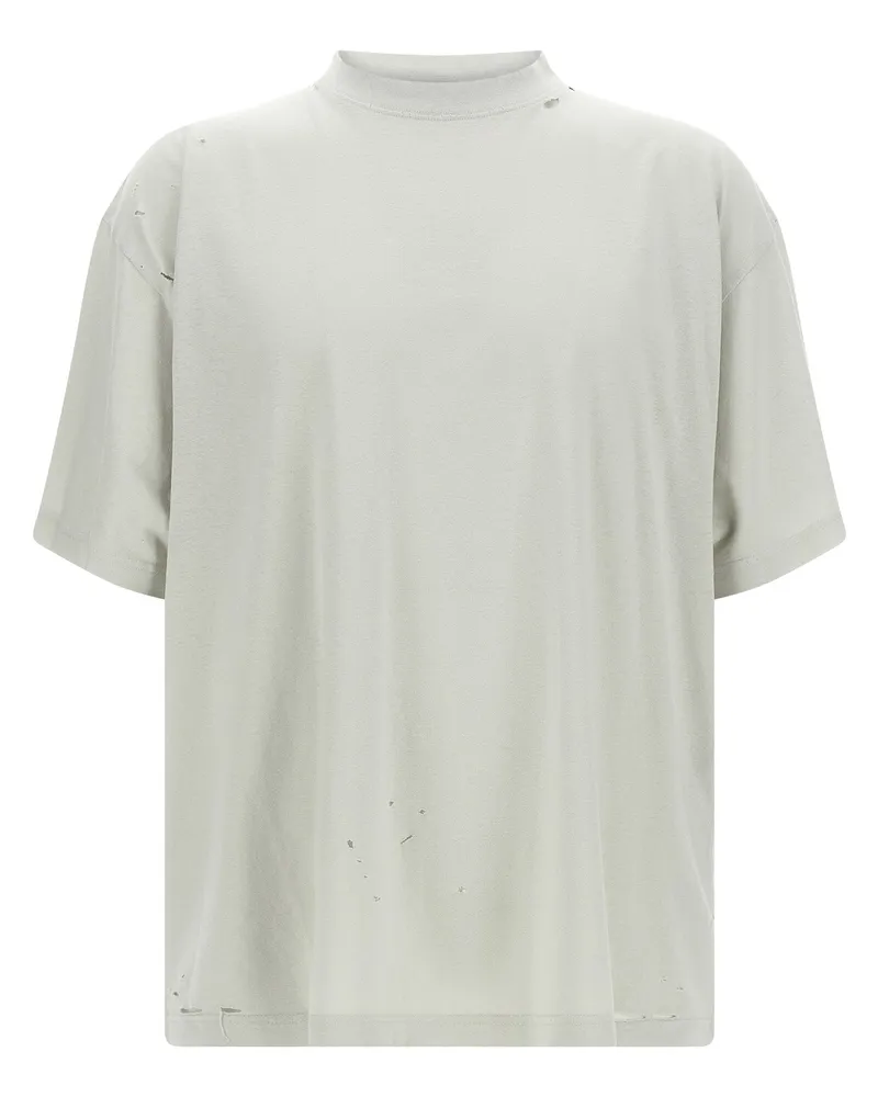 Balenciaga Blackletter Script“ T-Shirt Beige