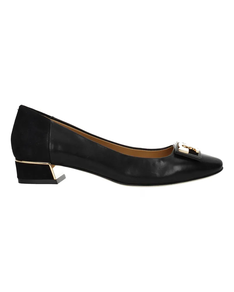 Tory Burch Damens Ballerinas aus Leder in Schwarz -