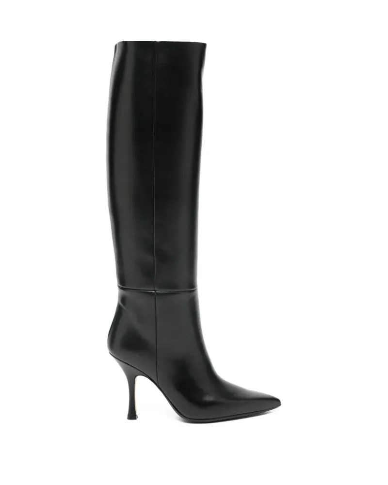 Anna F. Lederstiefel Black