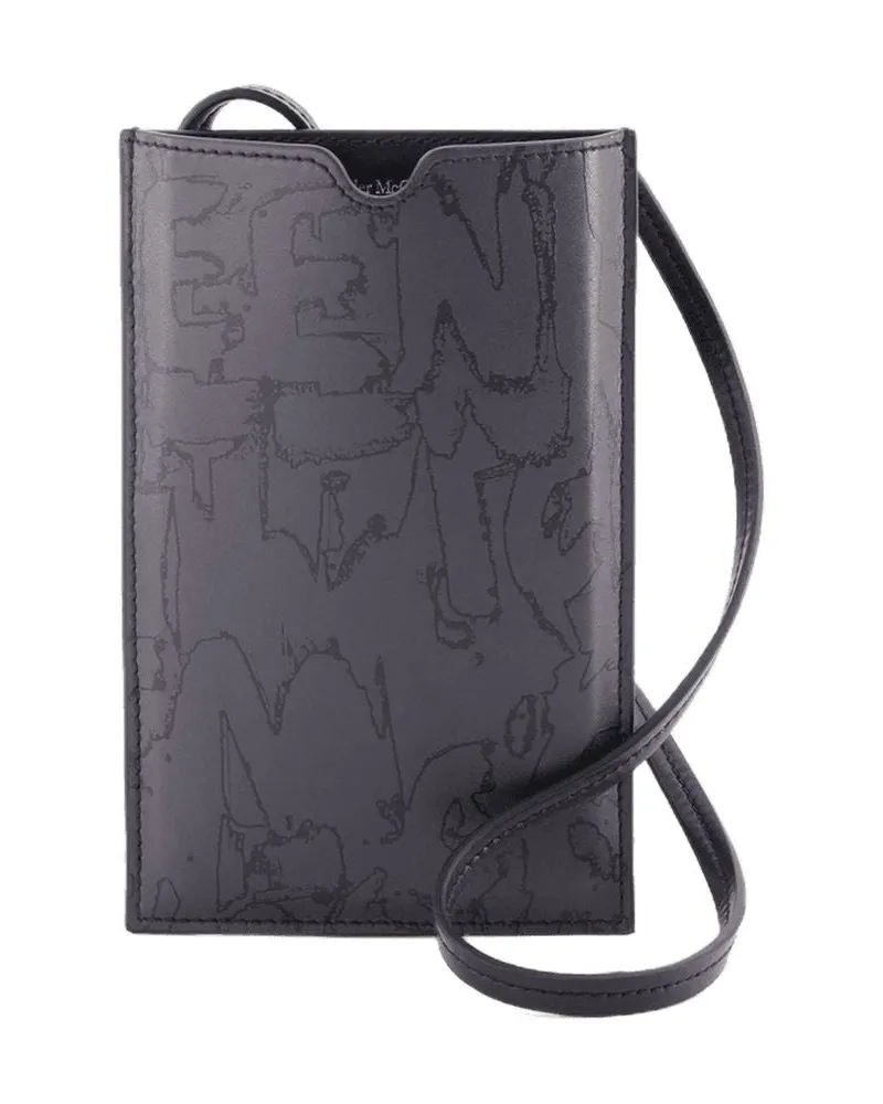 Alexander McQueen Der Telefonhalter Crossbody Alexander Mc Queen Nylon Black Schwarz