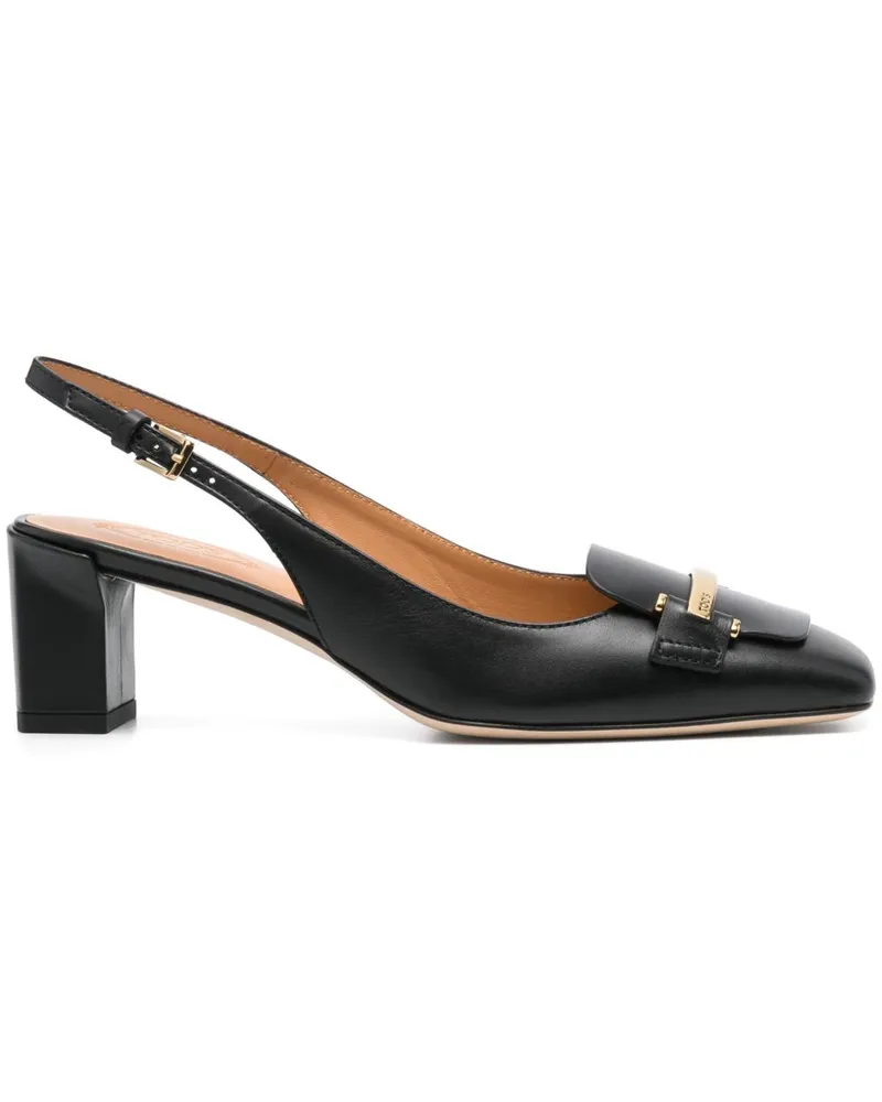 TOD'S Tod 's Lederschlangenpumpen Black