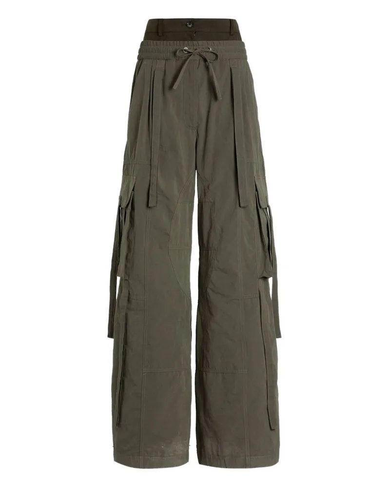 Dolce & Gabbana Cargohose aus Baumwollmischung Green