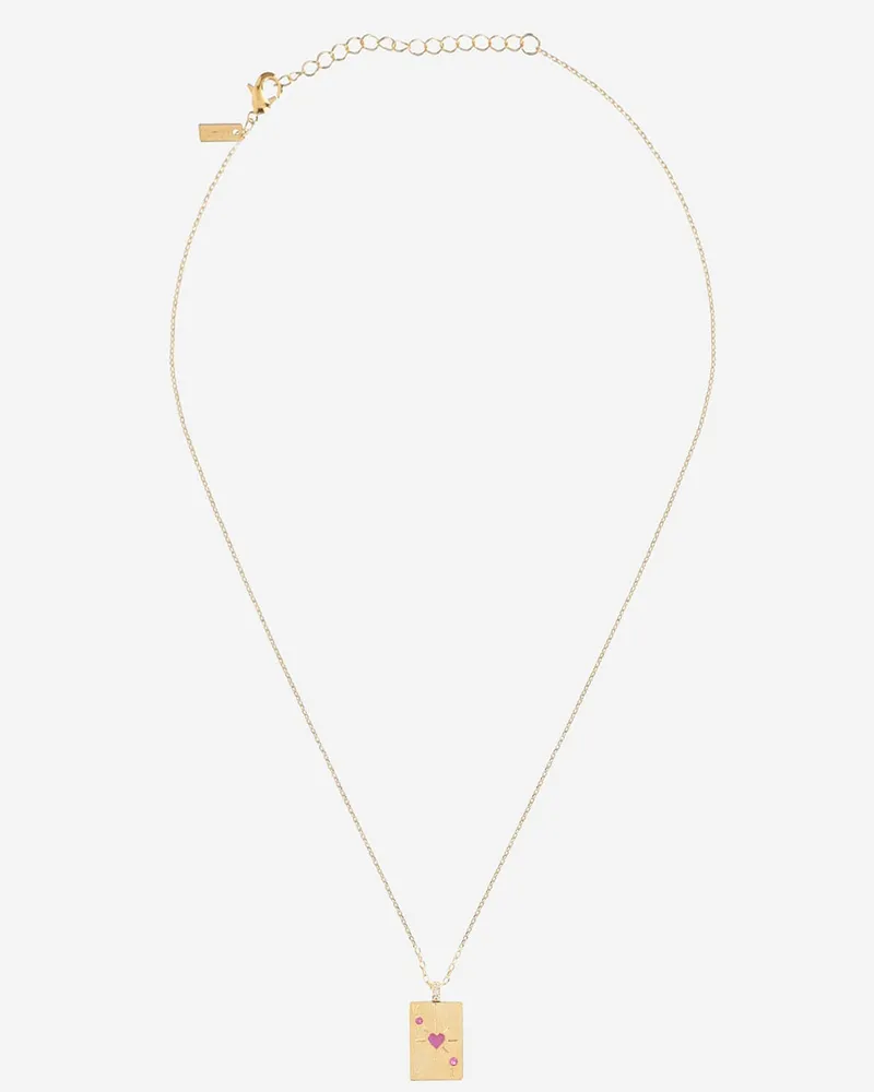 MYA BAY Ace Of Hearts Halskette Red