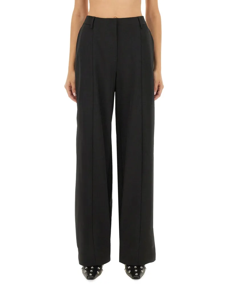 Jean Paul Gaultier Hosen mit Steigbügel Black