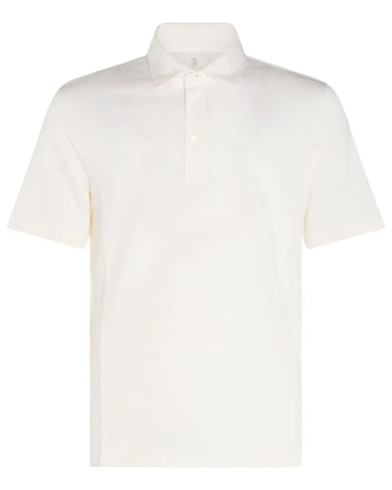 Brunello Cucinelli Baumwollpolo Beige