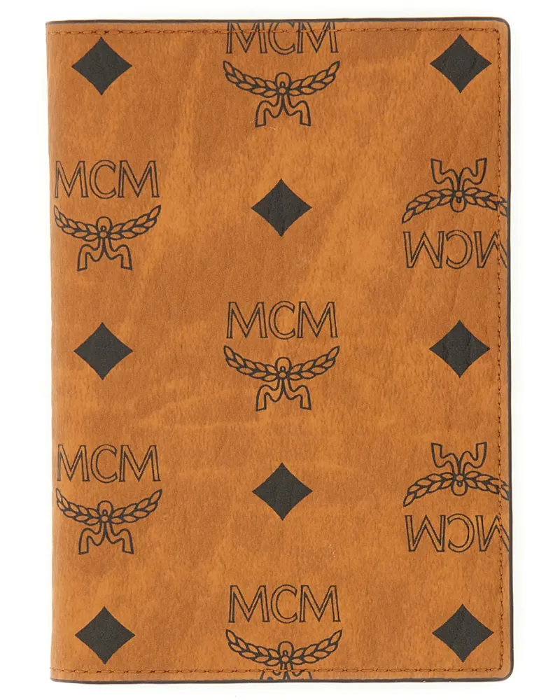 MCM Passhalter mit Visetos -Monogramm Buff