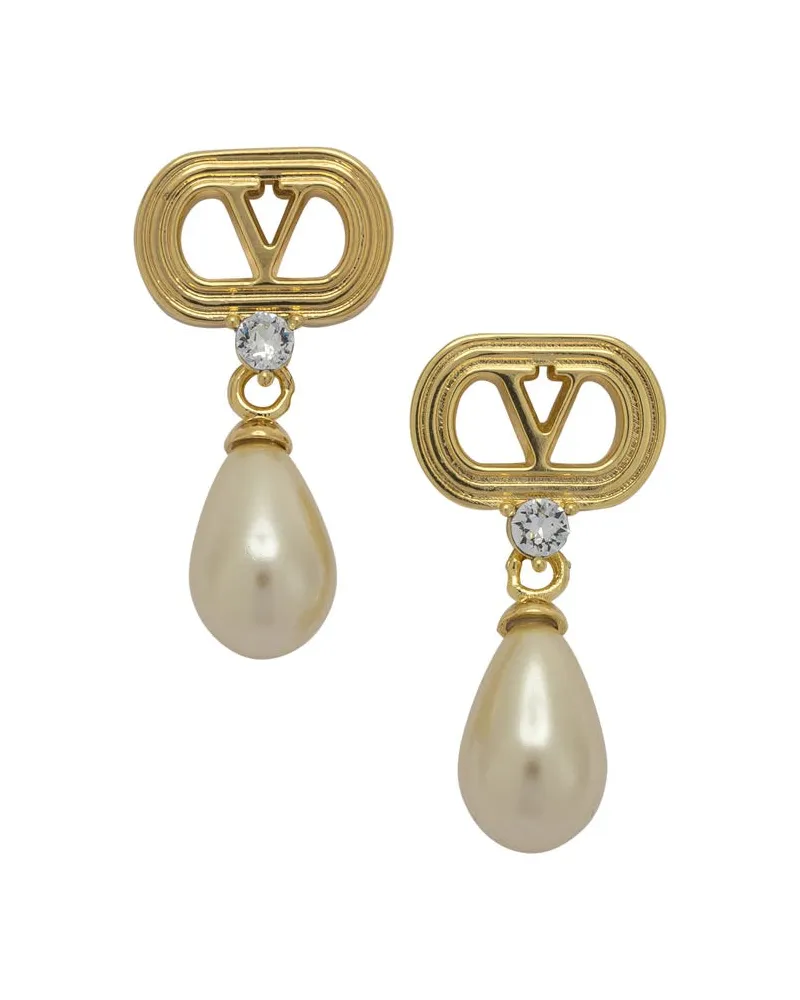 Valentino Garavani Ovalette“-Ohrringe Gold