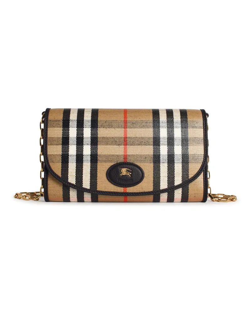 Burberry Highlands' Sandwottwäsche Mischungssbody -Brieftasche Beige