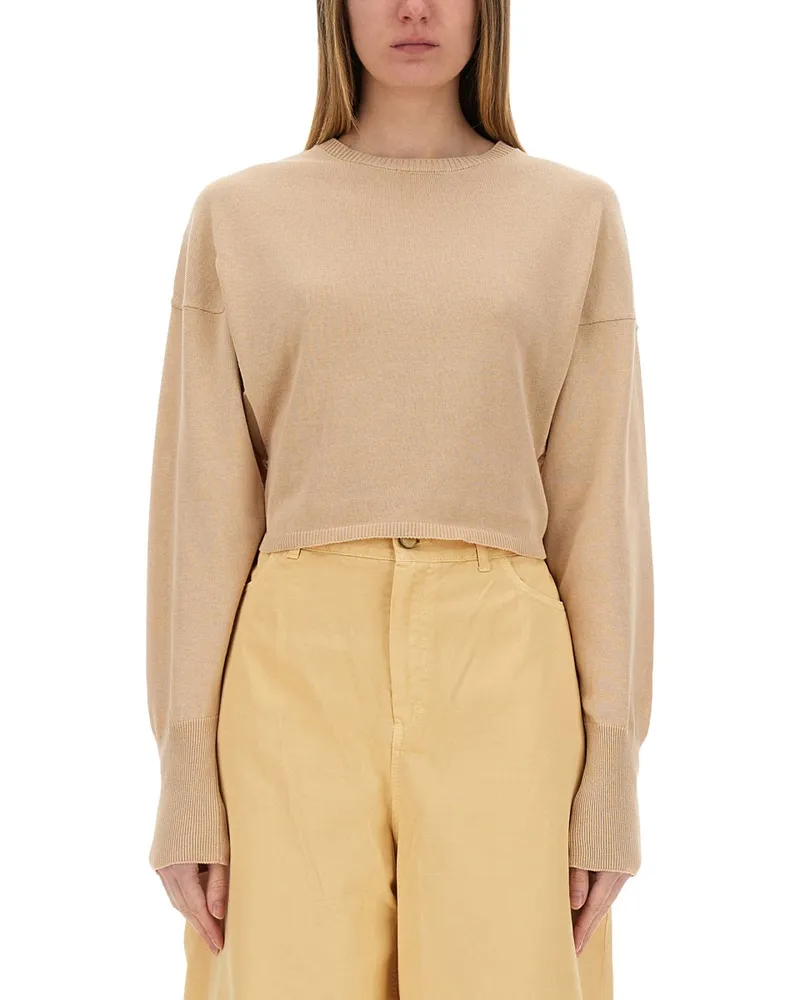 ALYSI beschnittenes" Hemd Nude