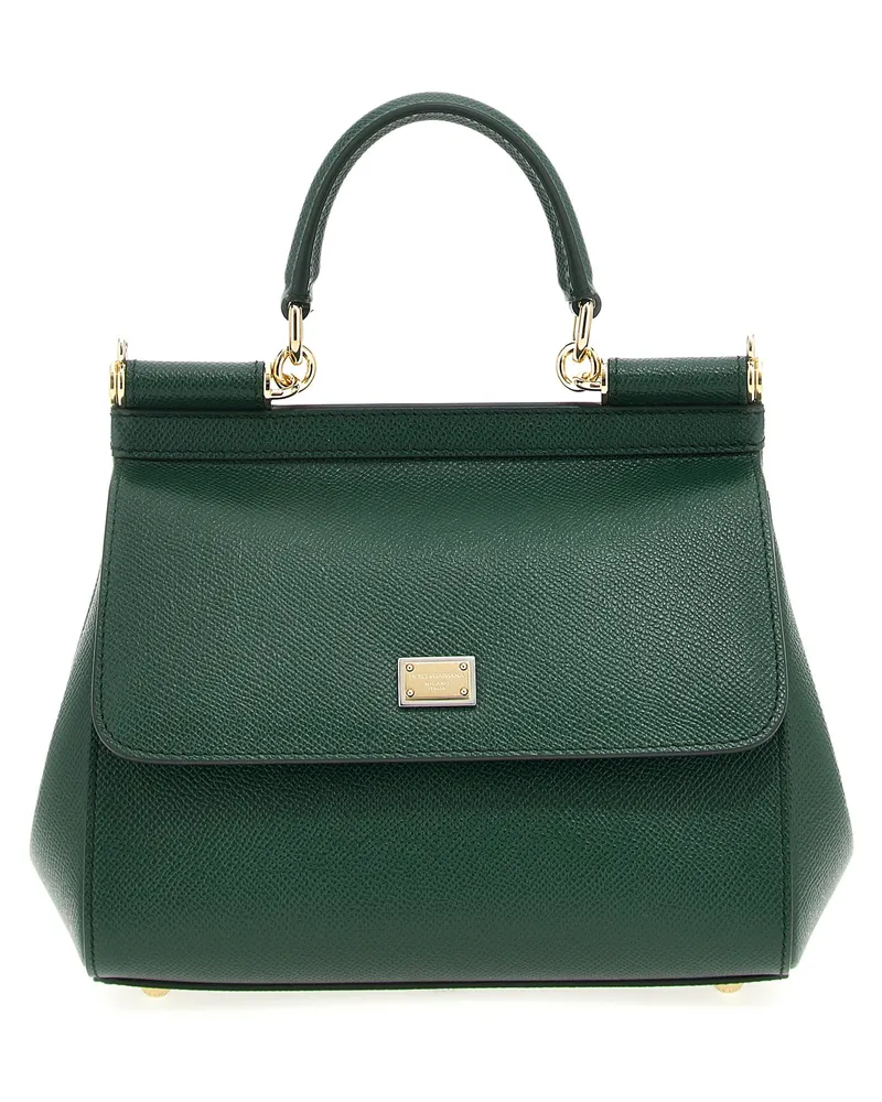 Dolce & Gabbana Sizilien' mittlere Handtasche Green