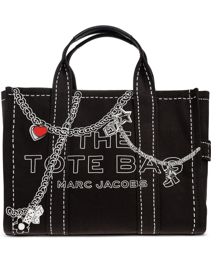 Marc Jacobs The Medium Tote Canvas-Tasche Black