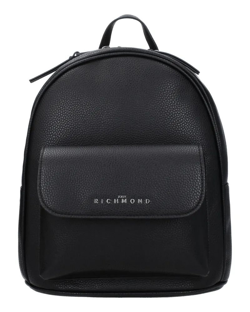 John Richmond Damens Reißverschlüsse und Taschen Polyurethan Schwarz/Schwarz -