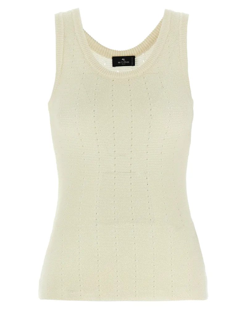 Etro schlug Top White