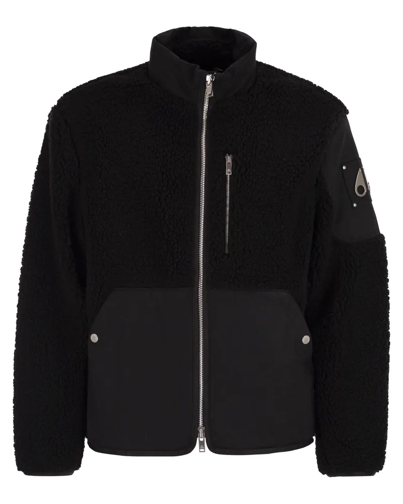 Moose Knuckles Saglek Sherpa Jacke Black