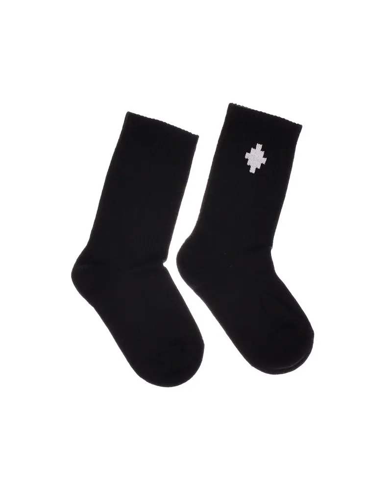 Marcelo Burlon | County of Milan Marcelo Burlon County of Mailand Logo überqueren hohen Socken Black