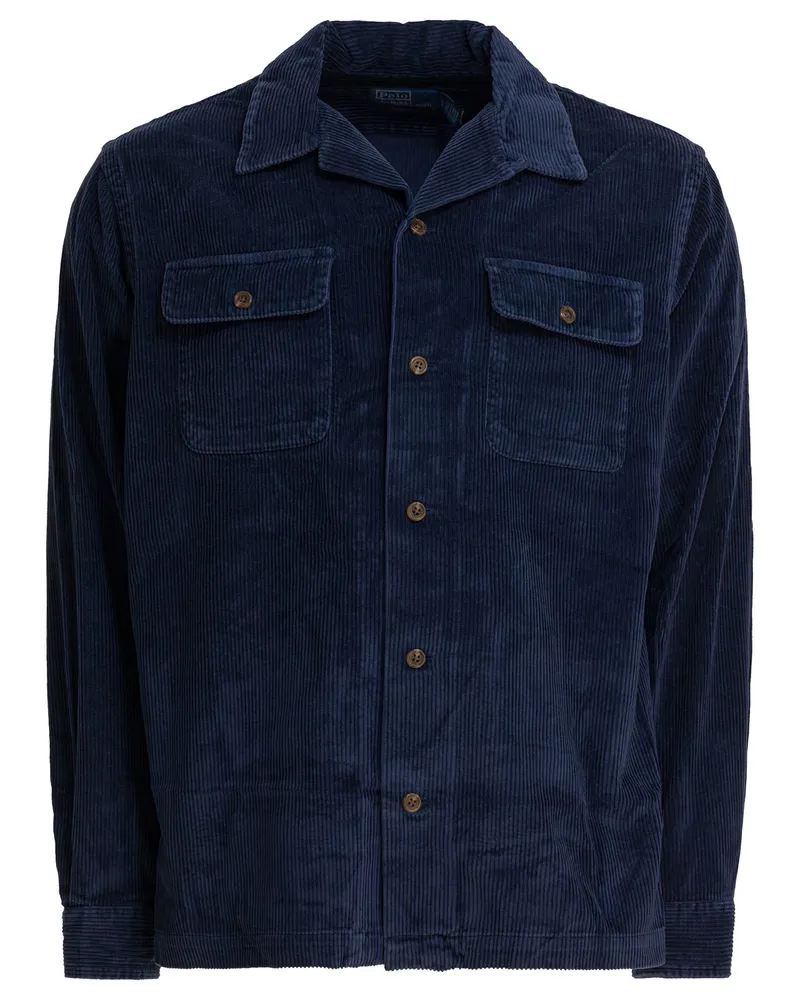 Ralph Lauren Saharan Overshirt-Jacke Blue