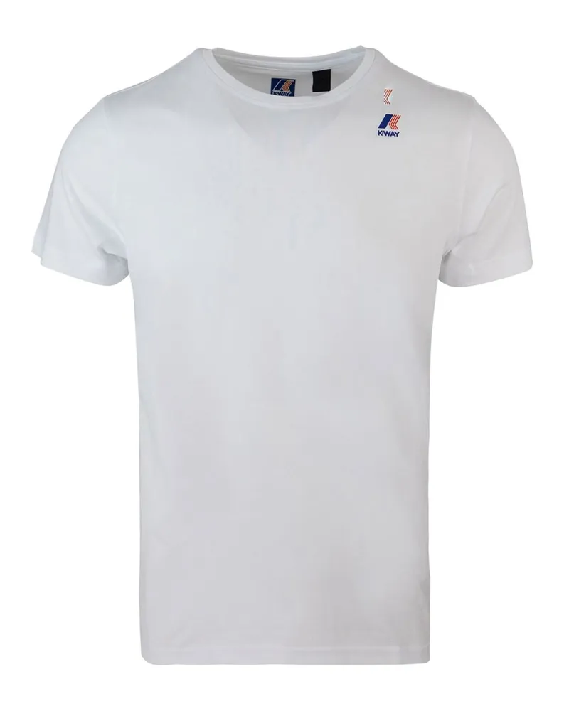 K-Way T -Shirt Le Vrai Edouard White White