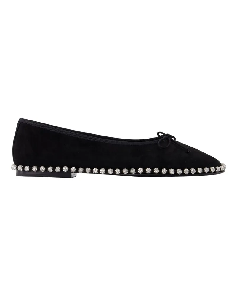 Alexander Wang Lina Ballchain Ballerinas  Leder schwarz Black