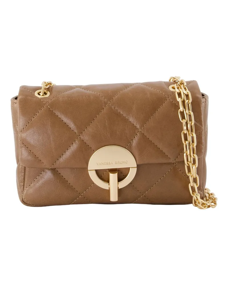 Vanessa Bruno Moon Moyen Crossbody  Leder braun Braun