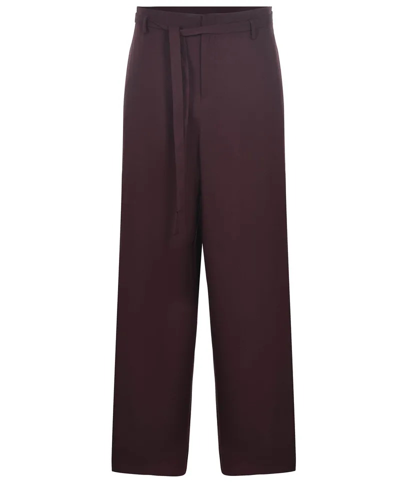 ALYSI Hose aus Wolle Vino