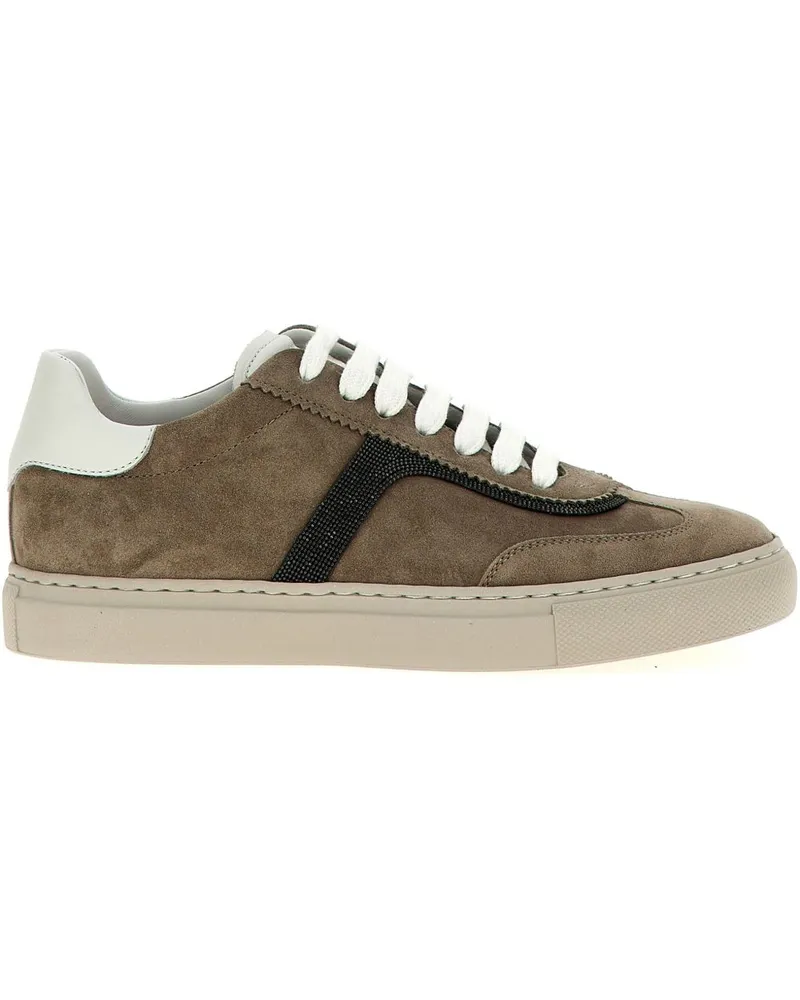 Brunello Cucinelli Leder -Sneaker White