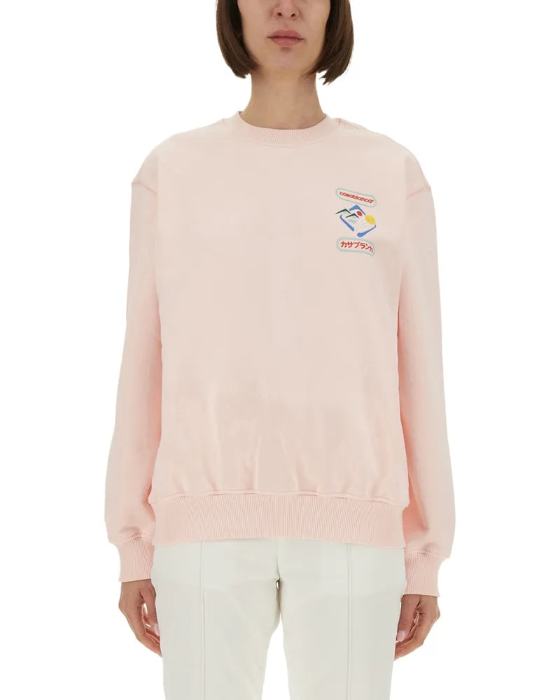Casablanca Paris Montagne Sportif" Sweatshirt Pink