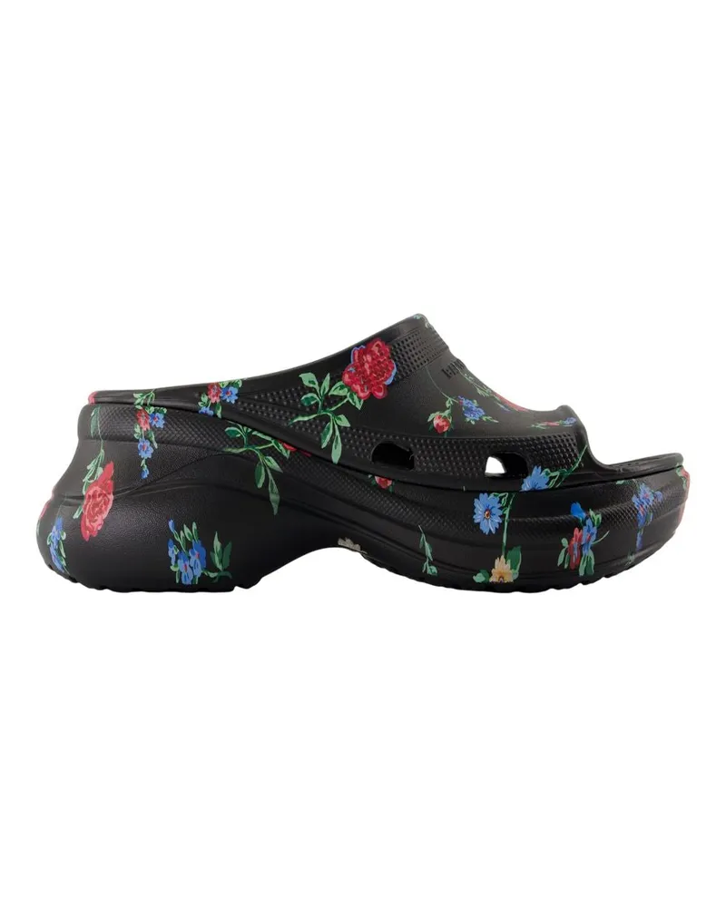 Balenciaga Pool Sandalen  Synthetic Schwarz Black