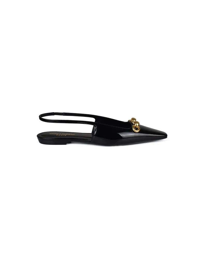 Saint Laurent Ballet Flats Blade Black