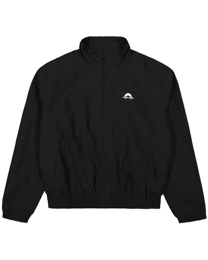 Marine Serre Moon Nylon Trackjacke Black