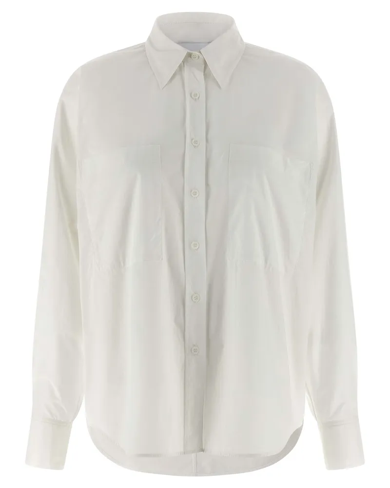 NUDE Bat Sleeve Shirt White
