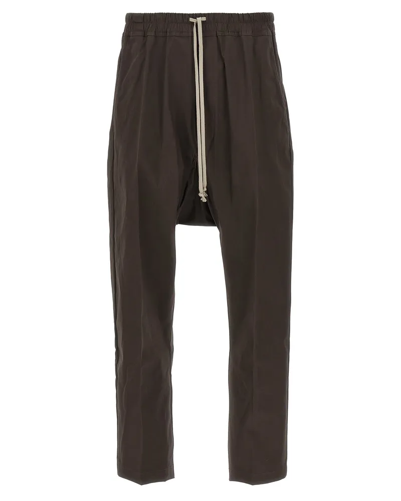 Rick Owens Drawstring Long“-Hose Brown