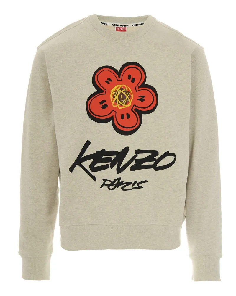 Kenzo Felpa Kenzo X Futura 2000 Grigia Pale