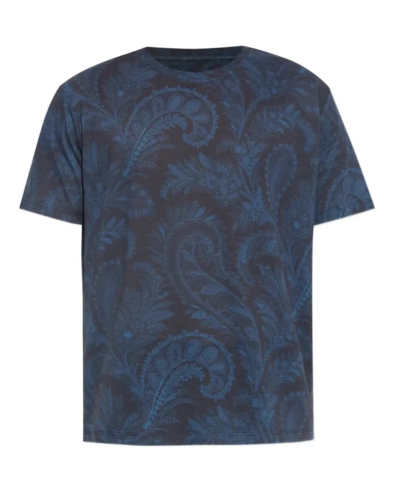 Etro Paisley Print T -Shirt X0883