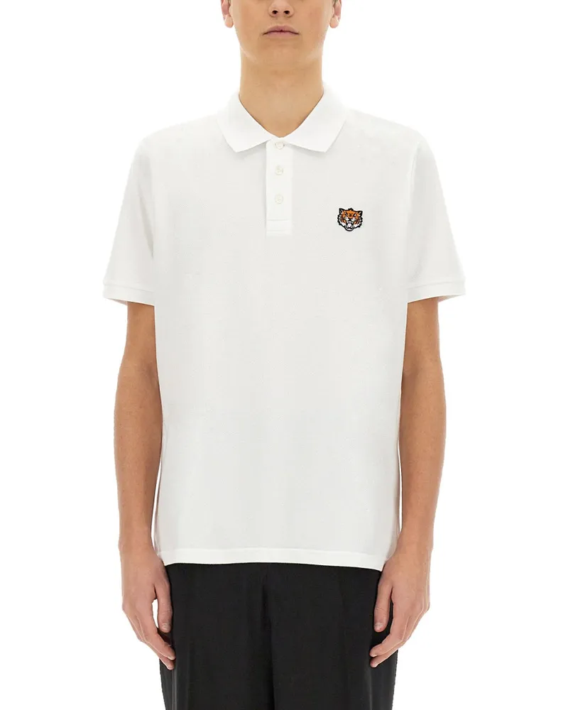 Kenzo Happy Tiger" Poloshirt White