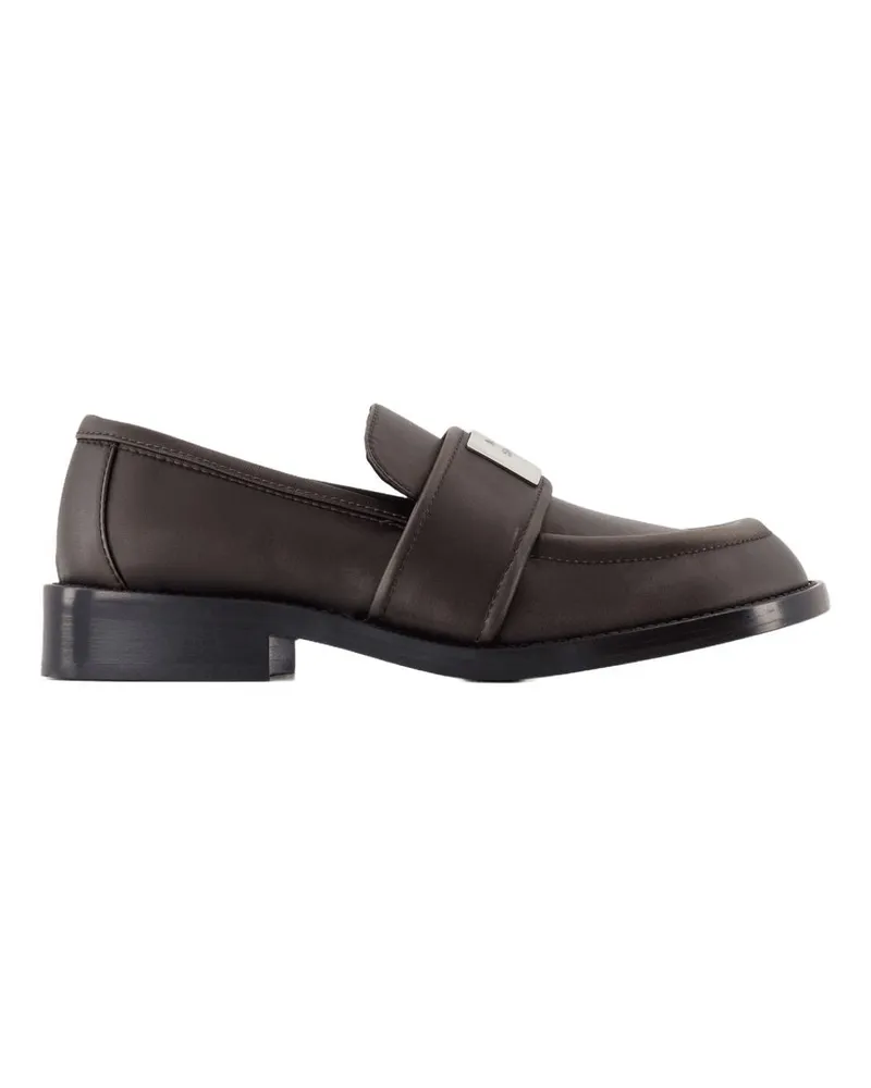 Acne Studios Schnäppchenschlamm Moccasins  Nylon Brown Brown