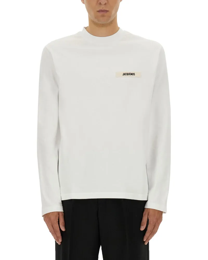 Jacquemus Langarmes T -Shirt White