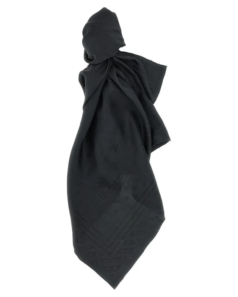 Dolce & Gabbana Logo -Schal Black