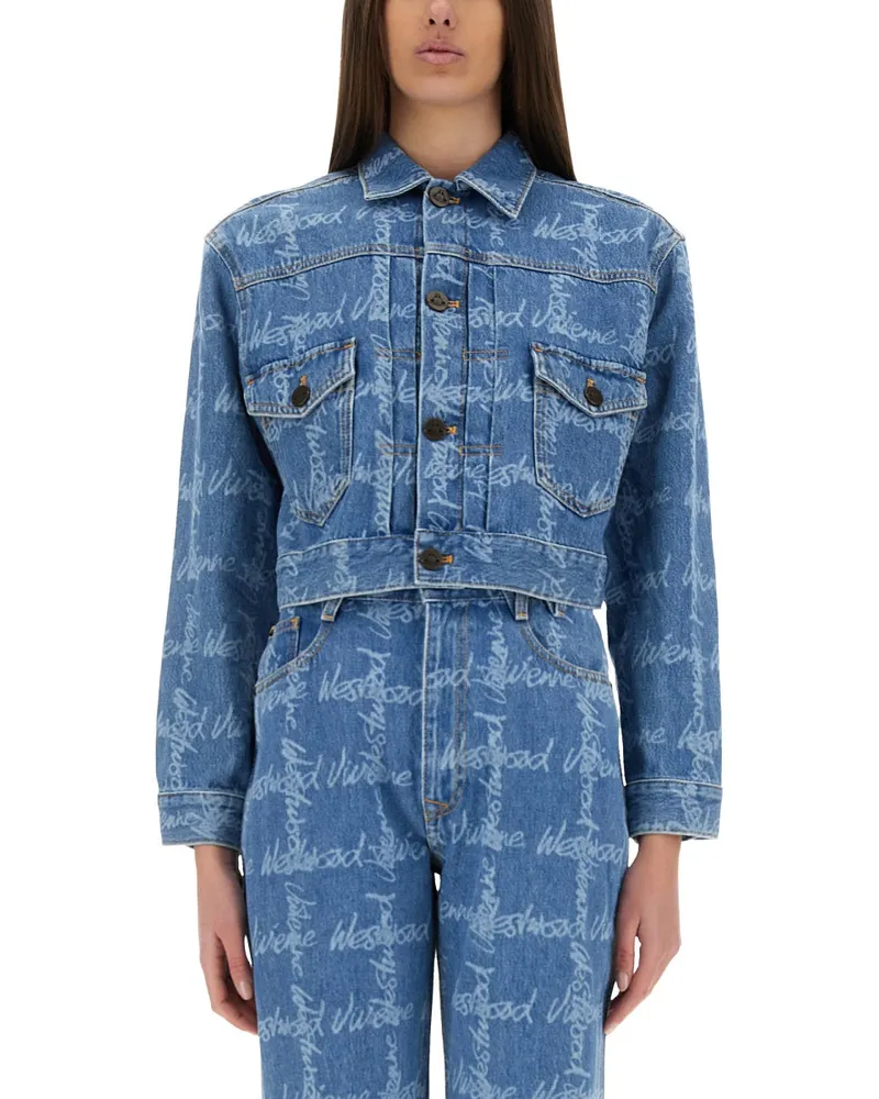 Vivienne Westwood Cropped Jacke "Marlene Denim