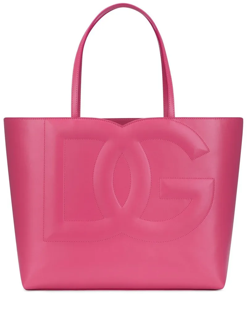 Dolce & Gabbana DG Logo Medium Einkaufstasche Pink