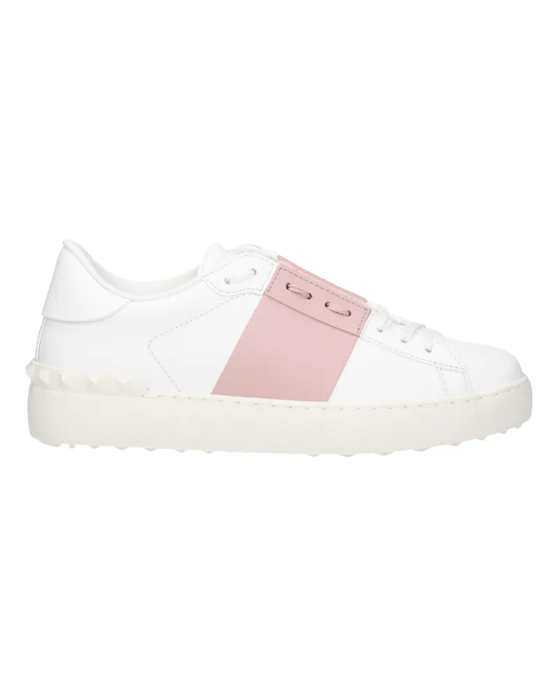 Valentino Garavani Sneakers Frauen weißes Leder/Wasser bei Rosen -