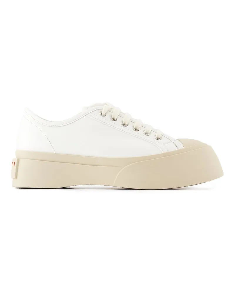 Marni Schnüre Sneakers  Leder weiß White
