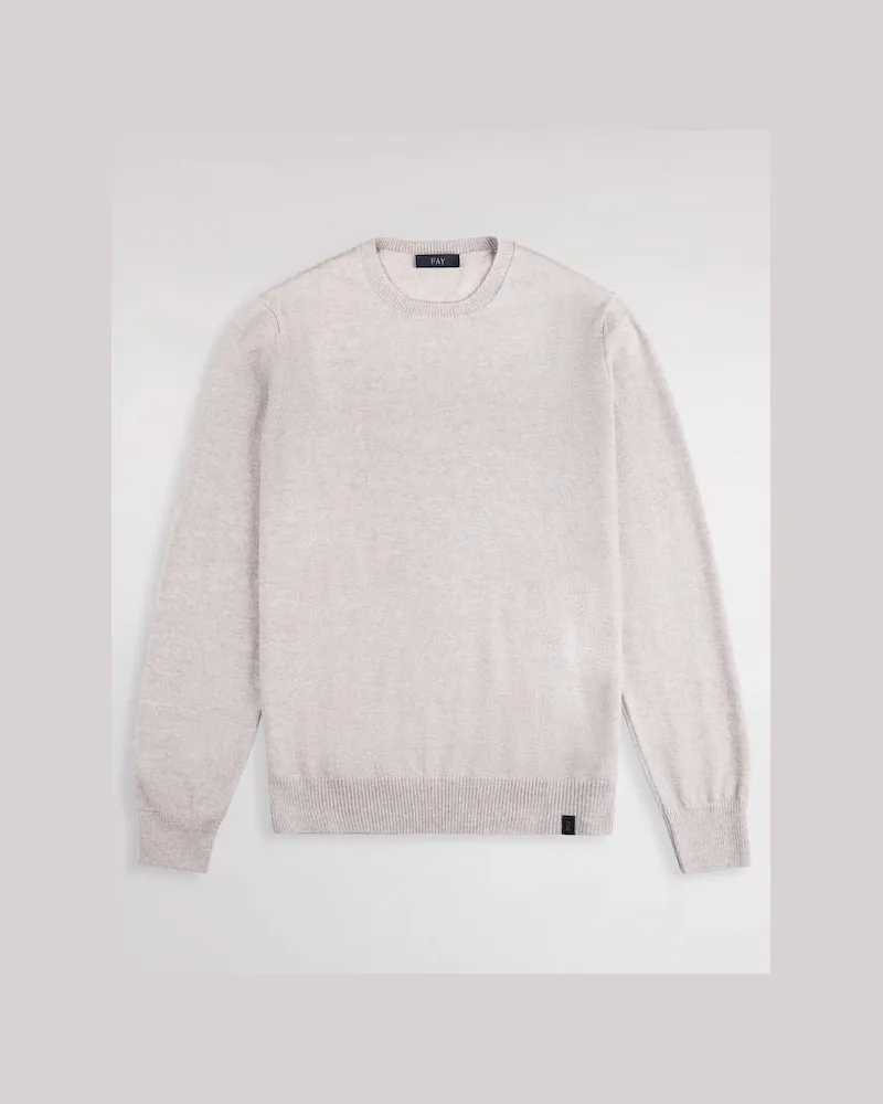Fay Wollpullover Grey