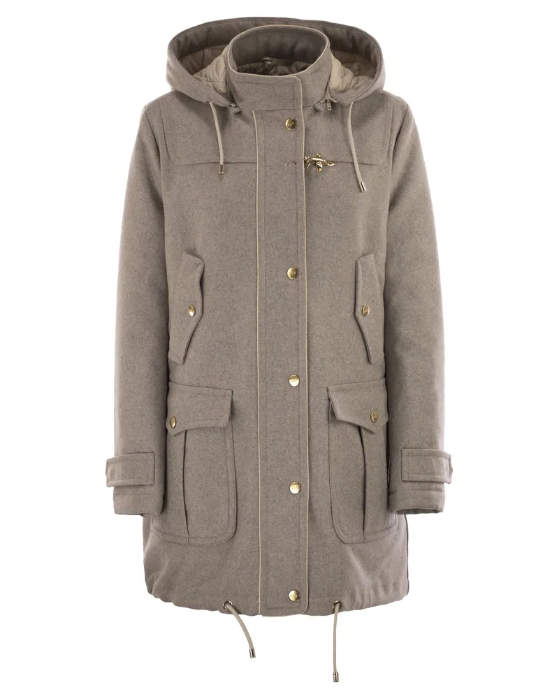 Fay Wolle und Kaschmir Parka Light