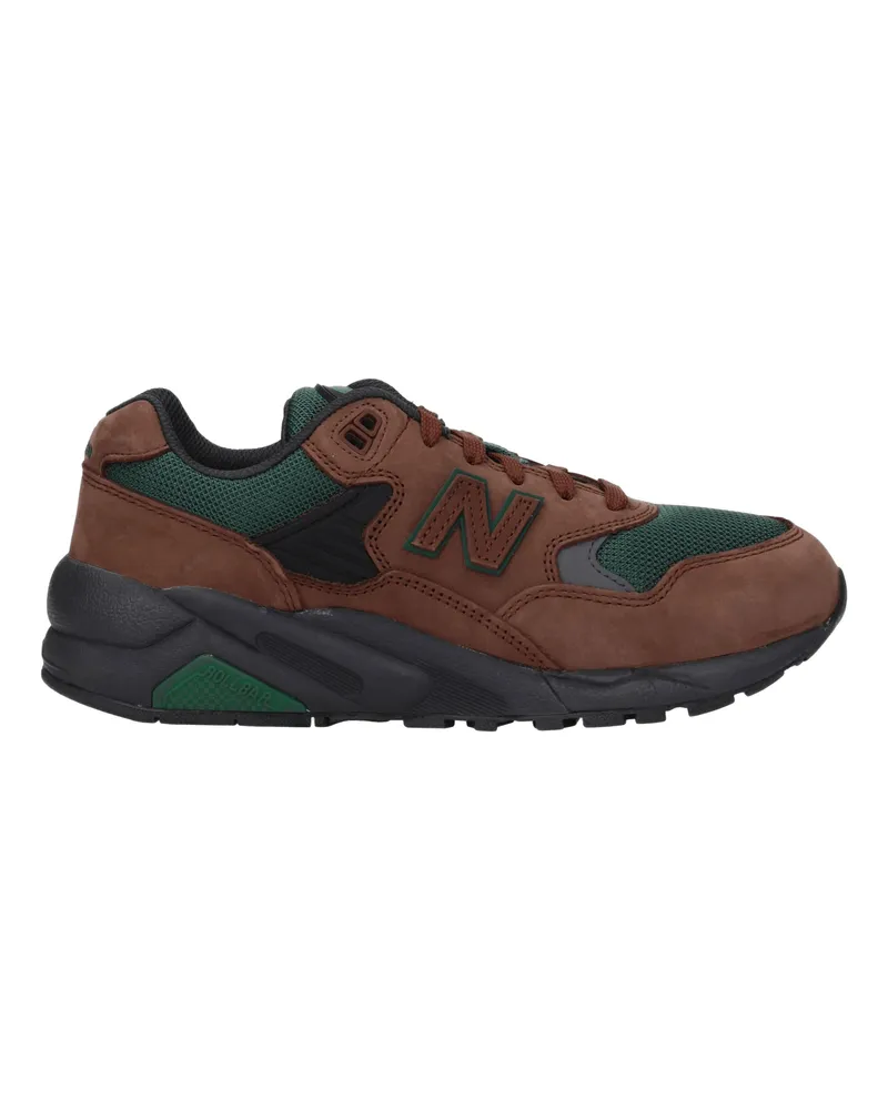 New Balance Neue Balance -Turnschuhe 580 Herren Wildleder Braun/Grün -