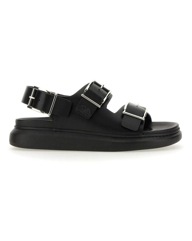 Alexander McQueen Alexander MC Queen Ledersandale Black
