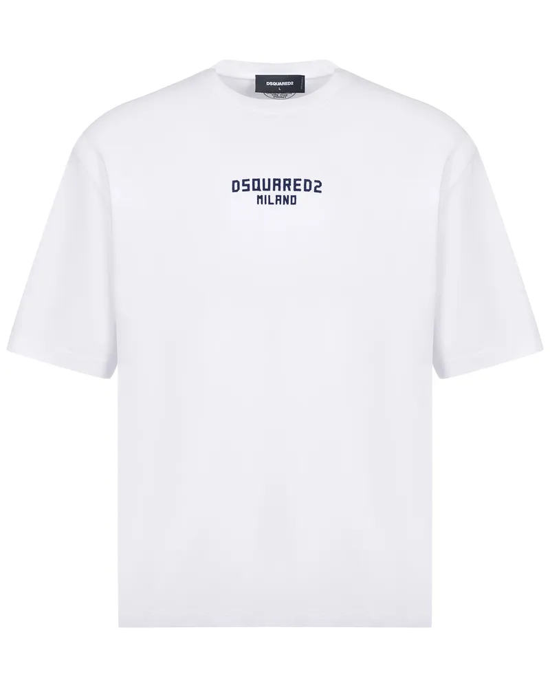 Dsquared2 T -Shirt aus Baumwolle White