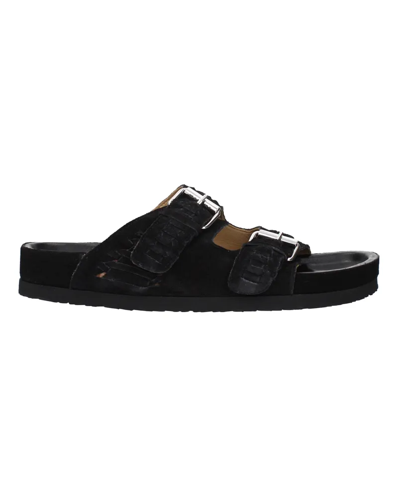 Isabel Marant Hausschuhe und Clogs Lekson Herren Wildleder Schwarz -