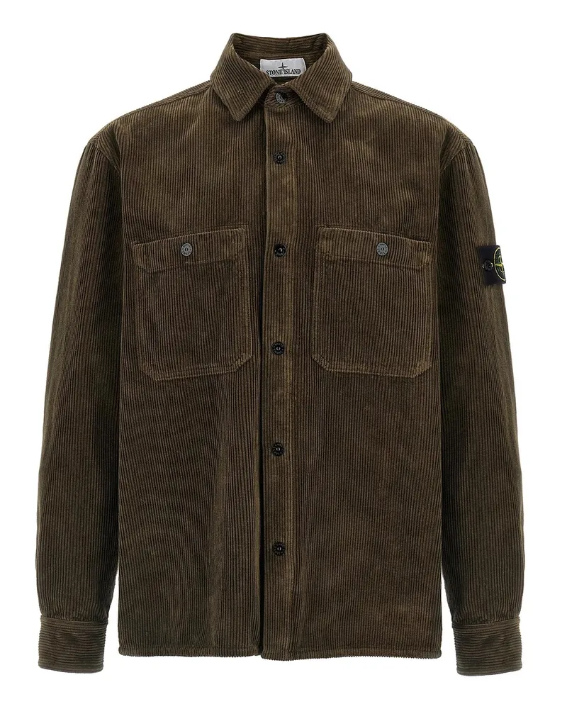 Stone Island Hemden Grün Green