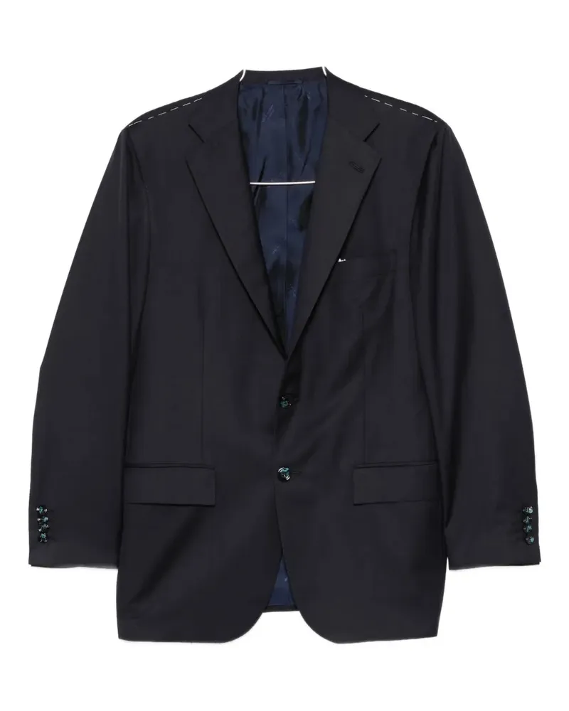 Kiton Einreihiger -Anzug Blu